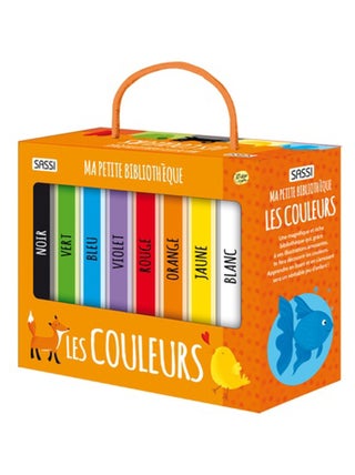 Lot de 8 livres - Ma petite bibliothèque, Les couleurs Sassi Junior