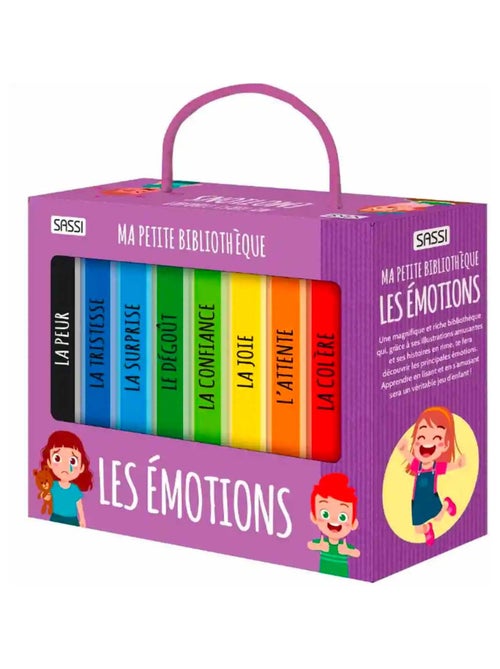Lot de 8 livres - Ma petite bibliothèque, Les émotions Sassi Junior - Kiabi