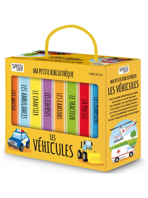 Lot de 8 livres Les véhicules - Kiabi