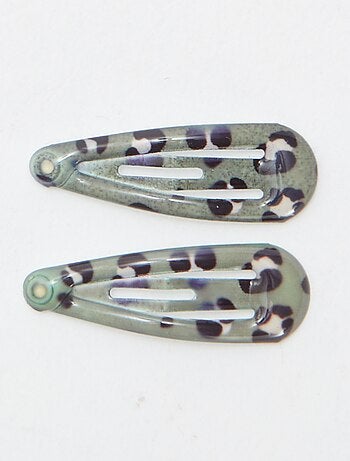 Lot de 8 mini pinces clic clac