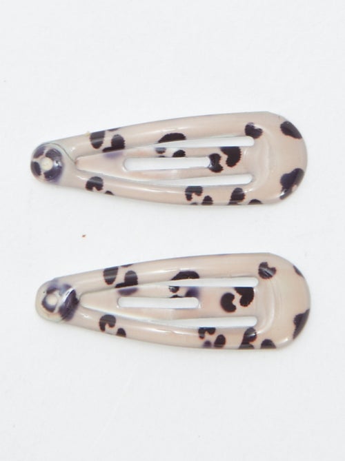 Lot de 8 mini pinces clic clac - Kiabi