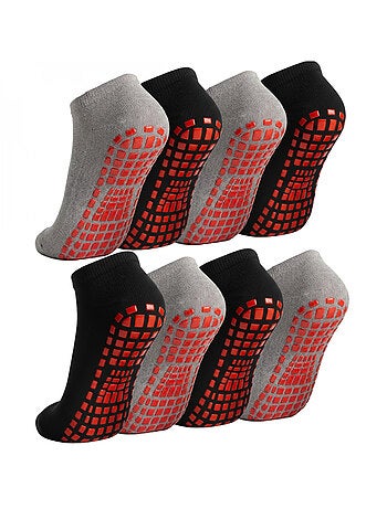 Lot de 8 paires de chaussettes antidérapantes - enfant - monsieur bébé