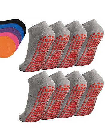 Lot de 8 paires de chaussettes antidérapantes - enfant - monsieur bébé