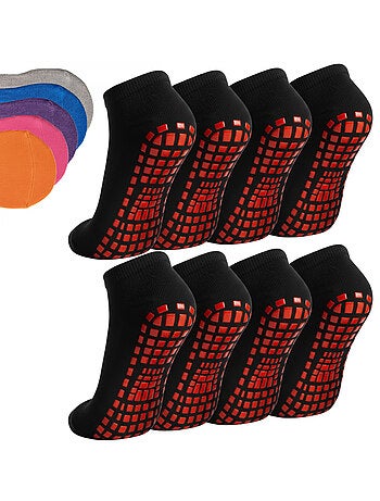 Lot de 8 paires de chaussettes antidérapantes - enfant - monsieur bébé