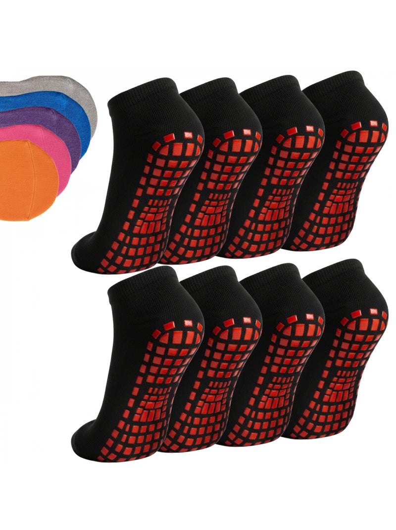 Lot de 8 paires de chaussettes antidérapantes - enfant - monsieur bébé Noir - Kiabi