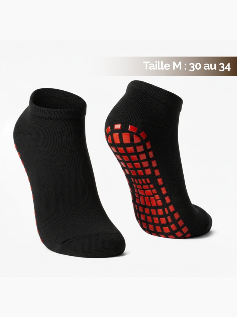 Lot de 8 paires de chaussettes antidérapantes - enfant - monsieur bébé Noir - Kiabi