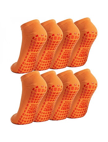 Lot de 8 paires de chaussettes antidérapantes - enfant - monsieur bébé