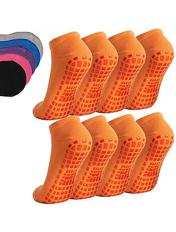 Lot de 8 paires de chaussettes antidérapantes - enfant - monsieur bébé