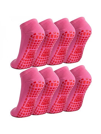 Lot de 8 paires de chaussettes antidérapantes - enfant - monsieur bébé