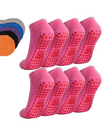 Lot de 8 paires de chaussettes antidérapantes - enfant - monsieur bébé