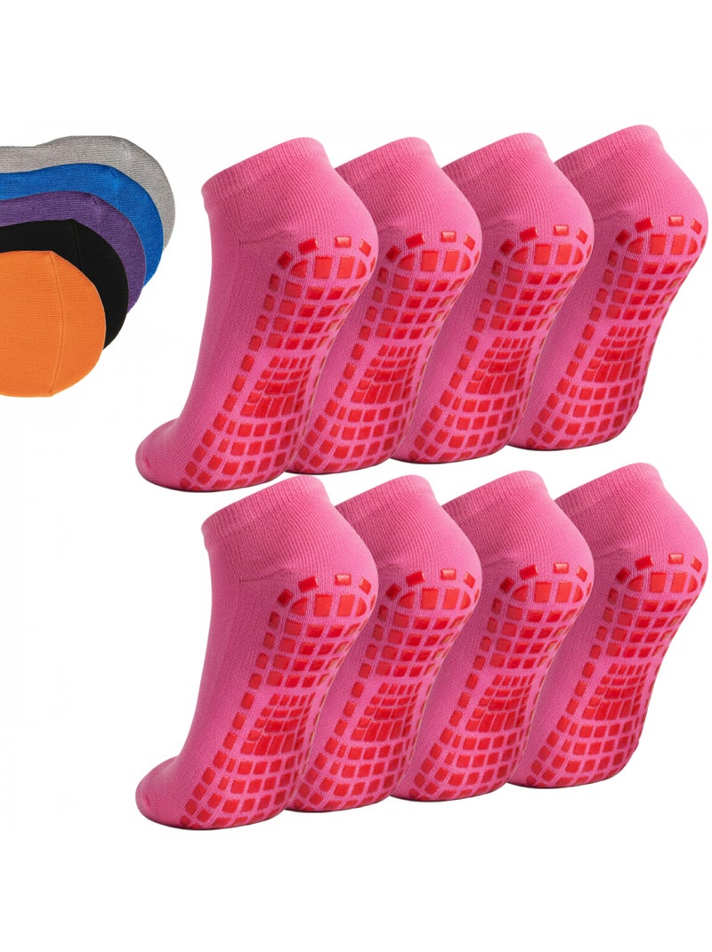 Lot de 8 paires de chaussettes antidérapantes - enfant - monsieur bébé Rose - Kiabi