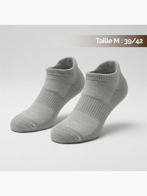 Lot de 8 paires de chaussettes antidérapantes, maison, sport, yoga, pilates - Vivezen - Kiabi