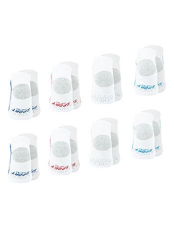 Lot de 8 paires de chaussettes de sport courtes Endurance 24H Athena