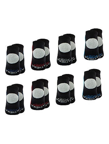 Lot de 8 paires de chaussettes de sport courtes Endurance 24H Athena