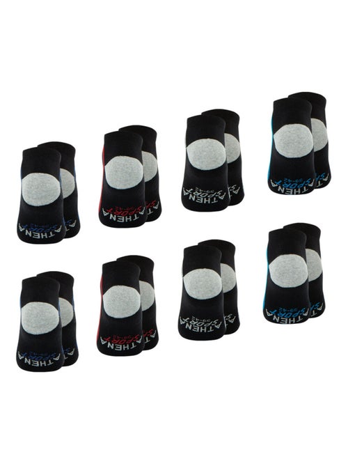 Lot de 8 paires de chaussettes de sport courtes Endurance 24H Athena - Kiabi