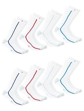 Lot de 8 paires de chaussettes de sport mi-hautes Athena