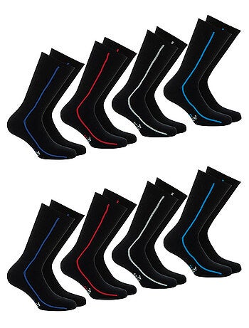 Lot de 8 paires de chaussettes de sport mi-hautes Athena