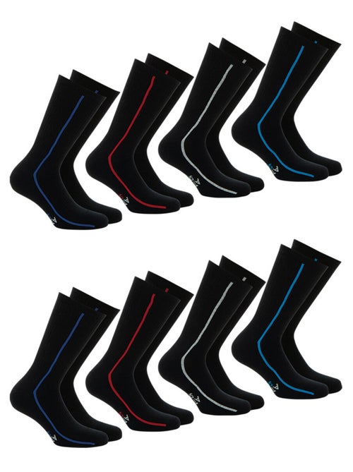 Lot de 8 paires de chaussettes de sport mi-hautes Athena - Kiabi