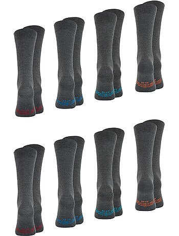 Lot de 8 paires de chaussettes mi-hautes homme Ecopack Athena