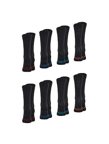 Lot de 8 paires de chaussettes mi-hautes homme Ecopack Athena