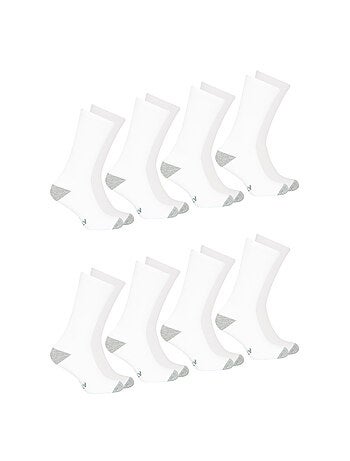 Lot de 8 paires de chaussettes mi-hautes homme Ecopack Sport Athena