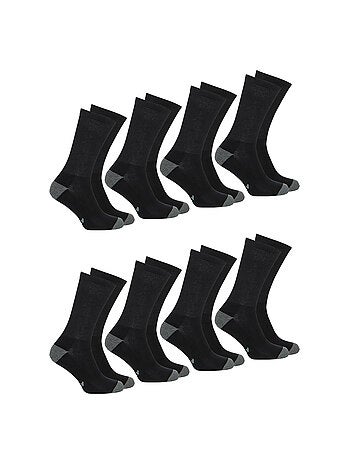 Lot de 8 paires de chaussettes mi-hautes homme Ecopack Sport Athena