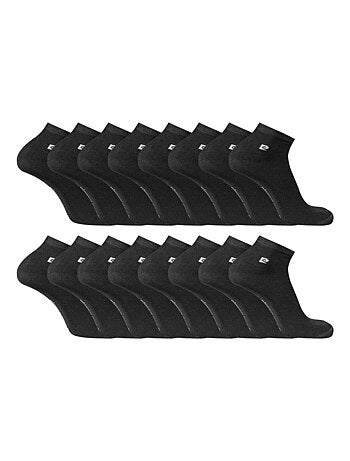 Lot de 8 Paires de Quarter unies modèle PC 400 Pierre Cardin