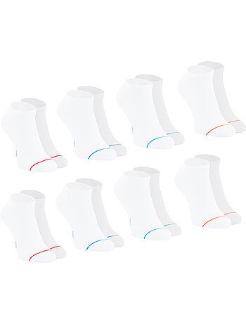 Lot de 8 paires de socquettes low cut Ecopack Athena