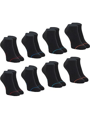 Lot de 8 paires de socquettes low cut Ecopack Athena