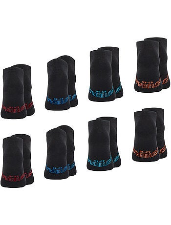 Lot de 8 paires de socquettes low cut Ecopack Athena