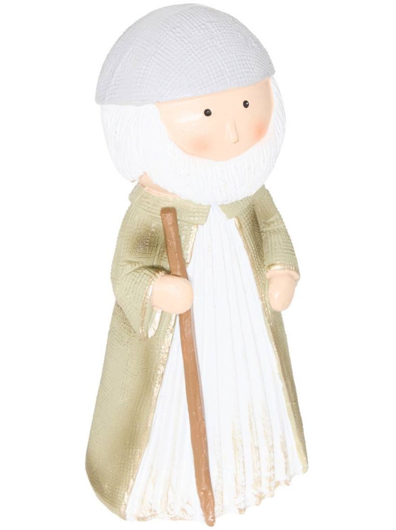 Lot de 8 santons tumma en résine h. 12 cm Multicolore - Kiabi