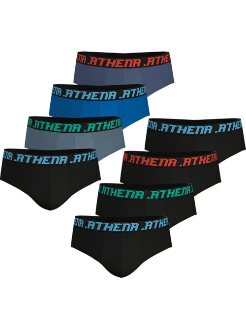 Lot de 8 slips homme My Petit Prix Athena - Kiabi