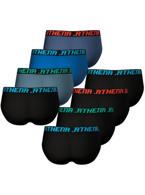 Lot de 8 slips homme My Petit Prix Athena - Kiabi