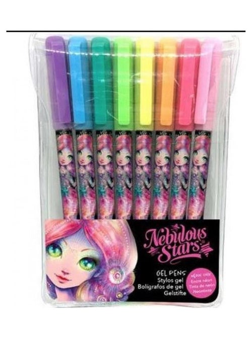 lot de 8 stylos gel nebulous - Kiabi