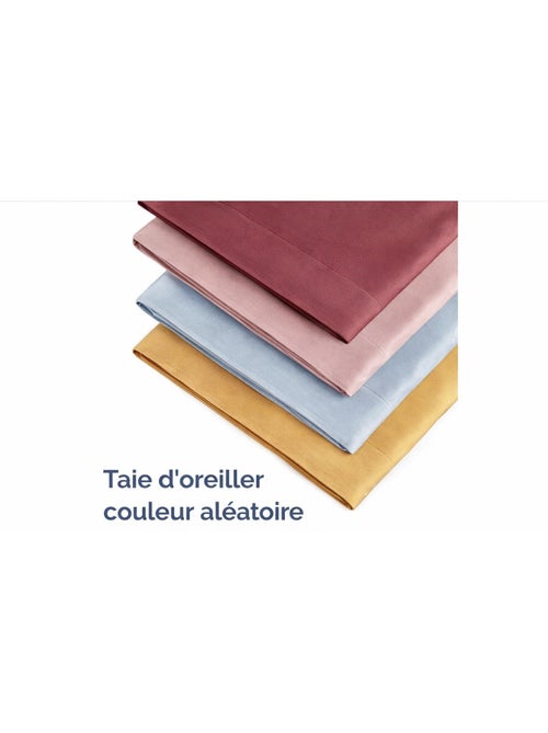 Lot de 8 Taies d'oreiller Coton 57 fils couleurs aléatoires PROMO LINGE - Kiabi