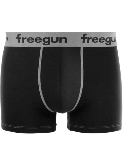 Lot de 9 boxers garçon en coton uni freegun - Kiabi Lot de 9 boxers garçon en coton uni freegun - Kiabi