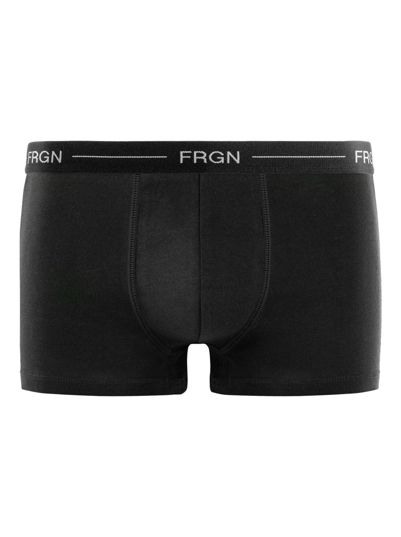 Lot de 9 boxers homme en coton FRGN Class Freegun Noir Blanc - Kiabi