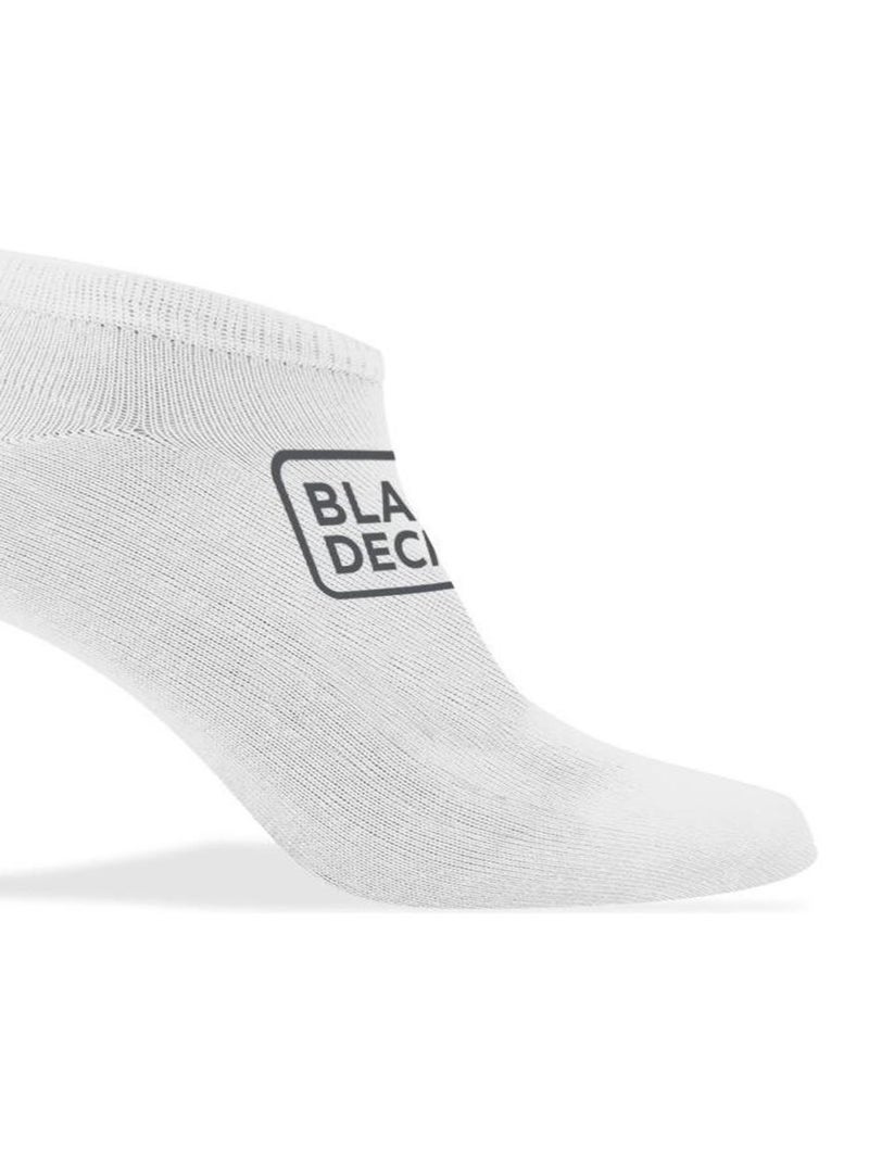 Lot de 9 paires de chaussettes Low Cut fines et respirantes Black & Decker Blanc - Kiabi