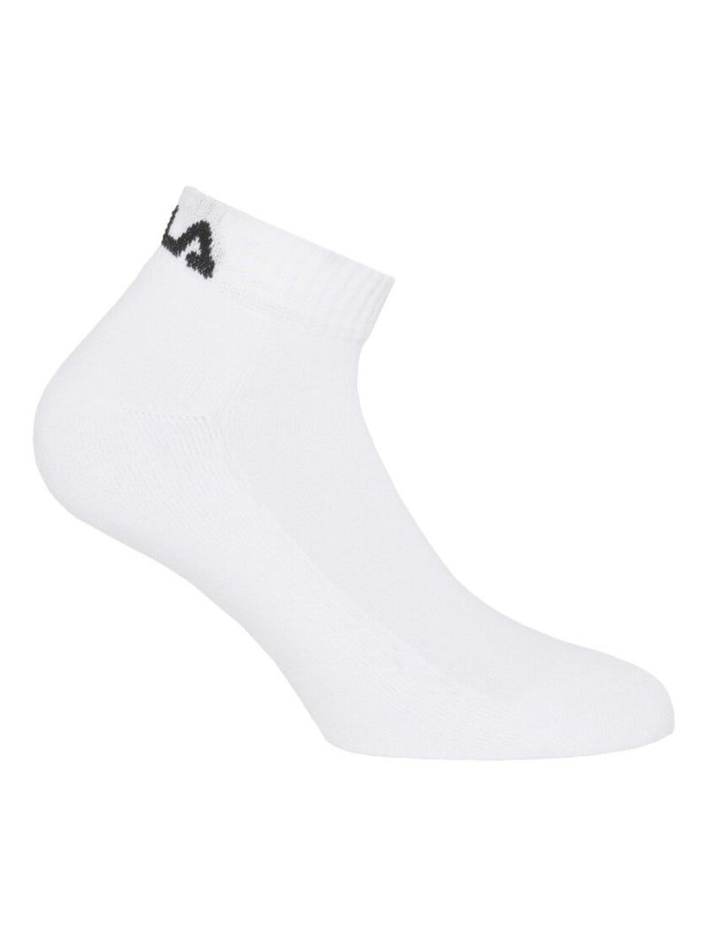 Lot de 9 paires de chaussettes quarter homme Classic Fila Noir Blanc - Kiabi