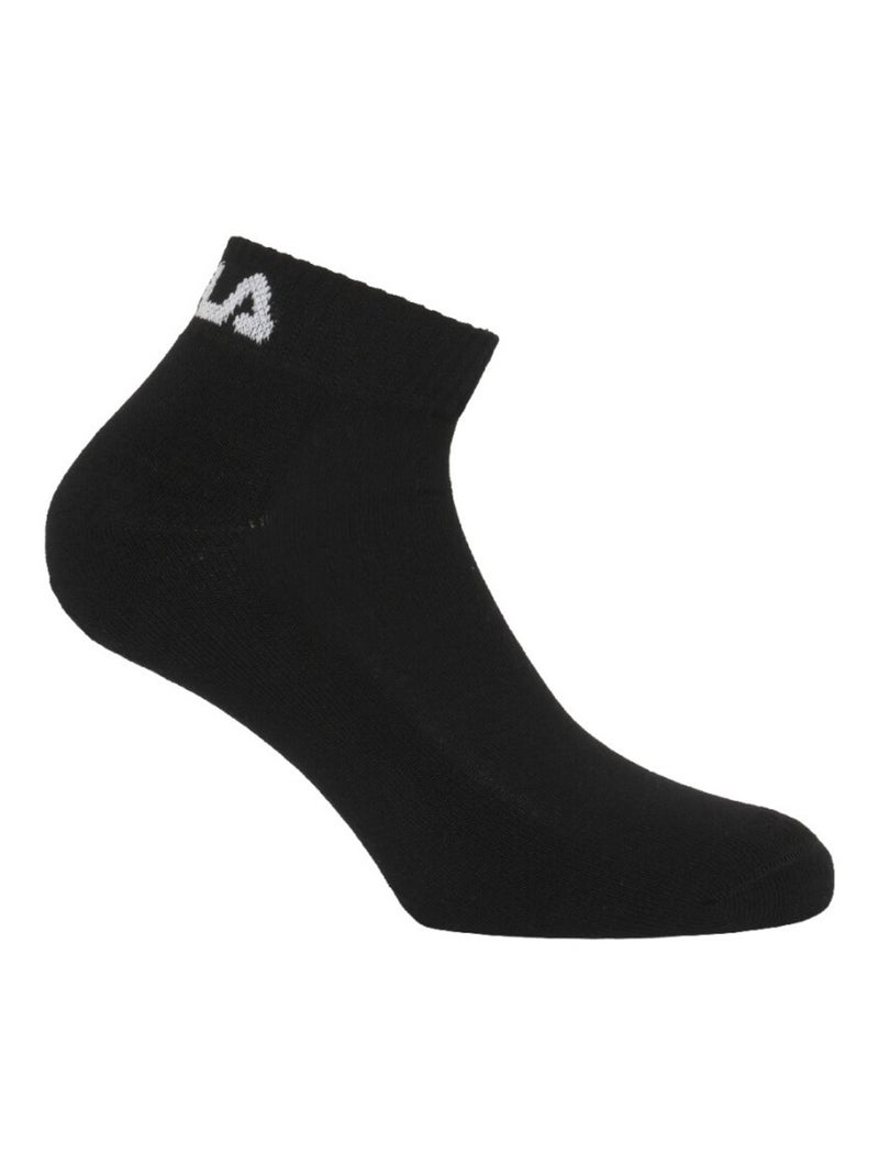 Lot de 9 paires de chaussettes quarter homme Classic Fila Noir Blanc - Kiabi