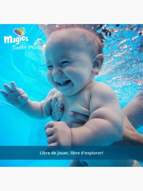 Lot de 96 couches-culottes de bain taille s 6-11 kg - magics - Kiabi Lot de 96 couches-culottes de bain taille s 6-11 kg - magics - Kiabi