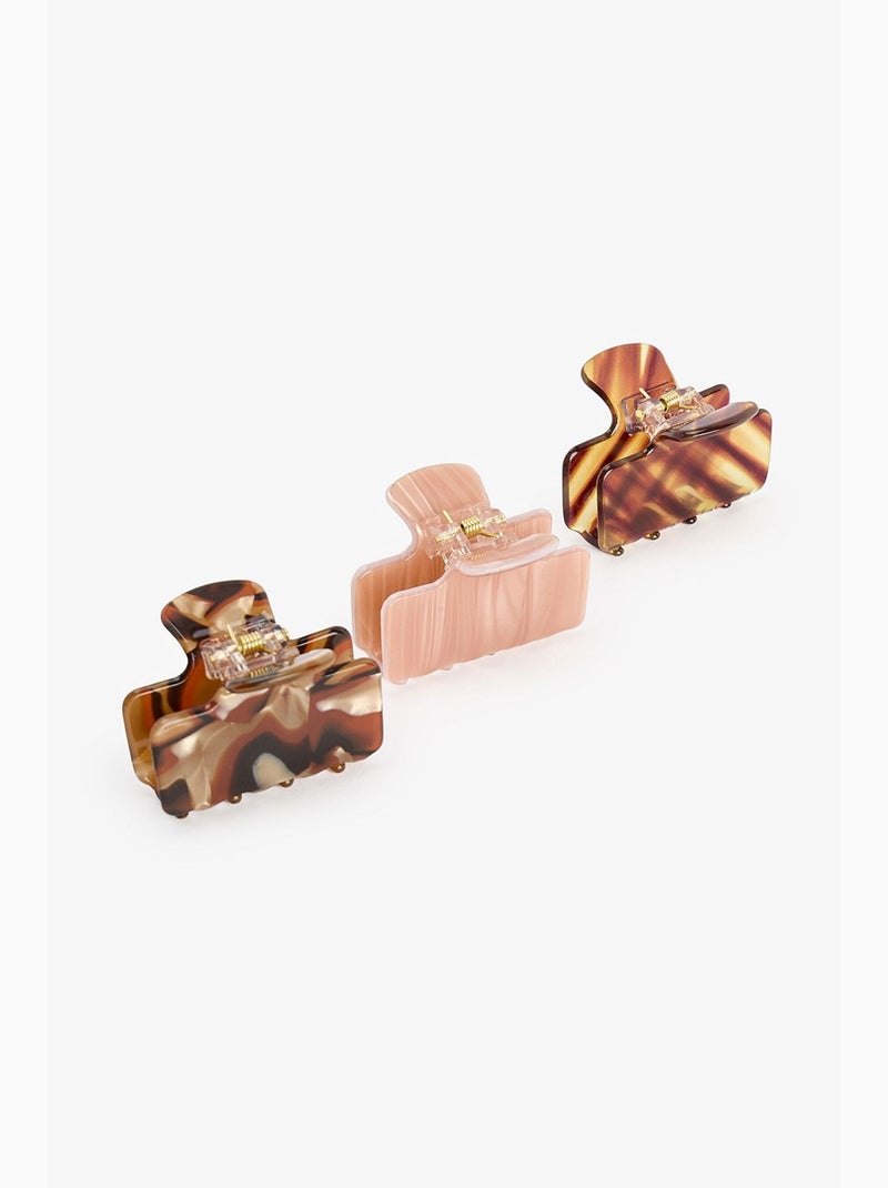 Lot de barrettes lorenzo penti Camel - Kiabi