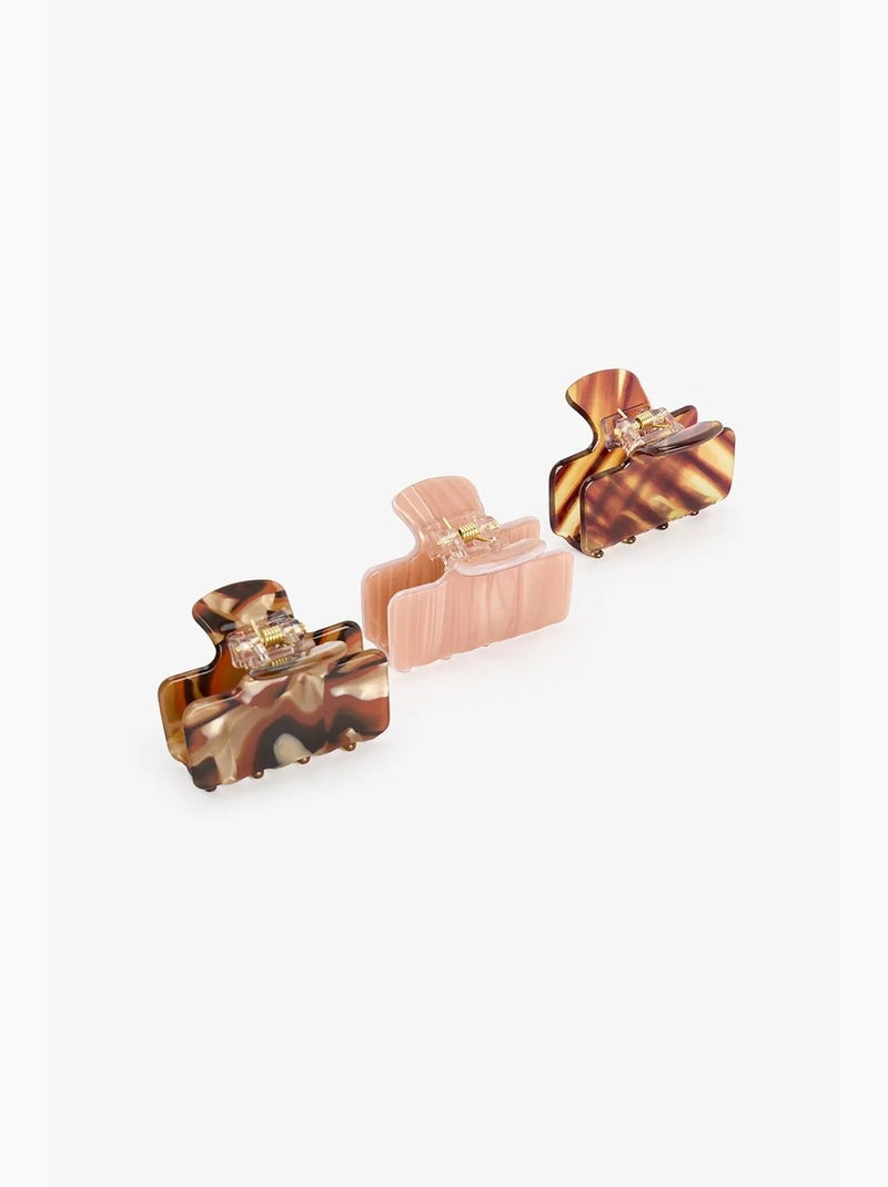 Lot de barrettes lorenzo penti Camel - Kiabi