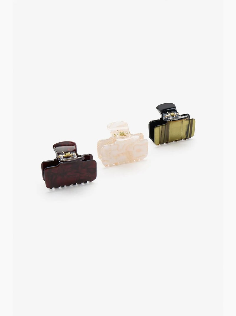 Lot de barrettes rodrigo penti Rouge bordeaux - Kiabi
