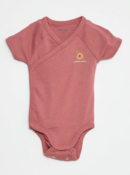 Lot de bodies à manches courtes - 3 pièces - Kiabi