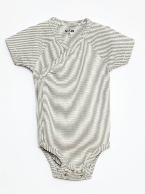 Lot de bodies à manches courtes - 3 pièces - Kiabi