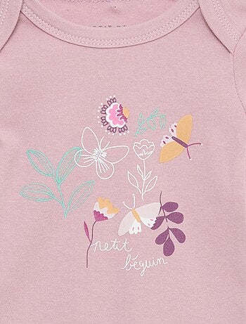 Lot de bodies à manches courtes