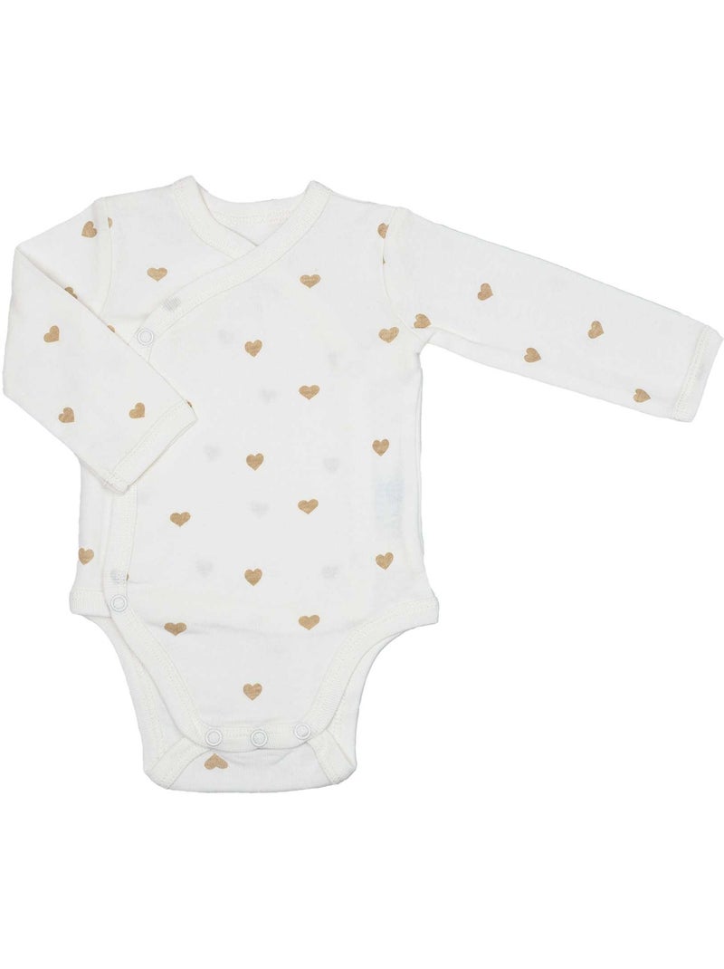 Lot de bodies bébé Ecru - Kiabi