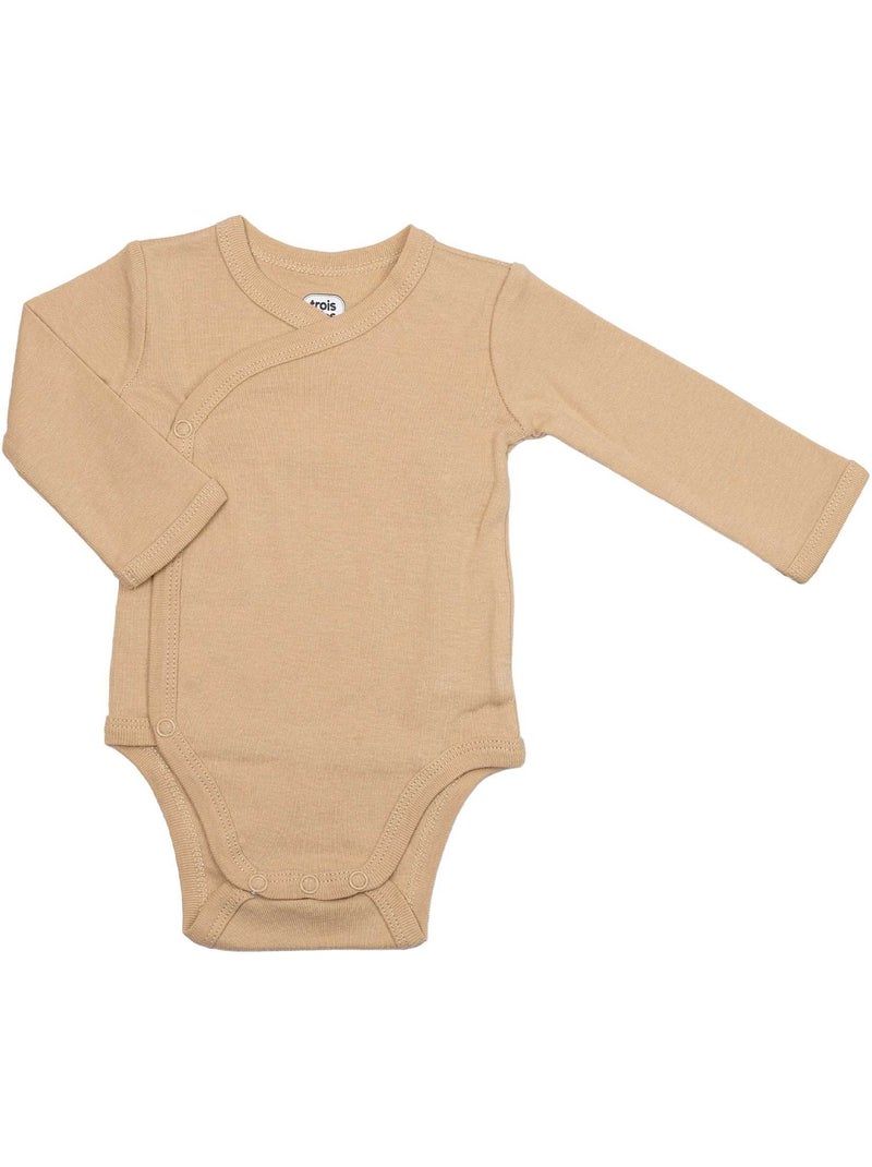Lot de bodies bébé Ecru - Kiabi