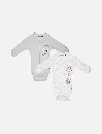 LOT DE BODIES JAKOUS OUVERTURE DEVANT NAISSANCE